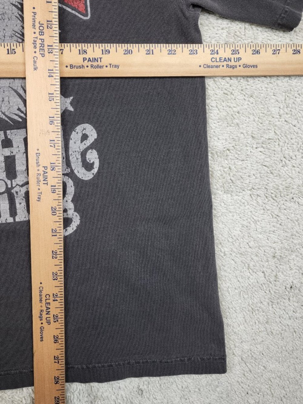 Diamond Cross Ranch T Shirt XL Jackson Hole Wyoming USA bald eagle Boxy Fit Grey - Picture 3 of 5
